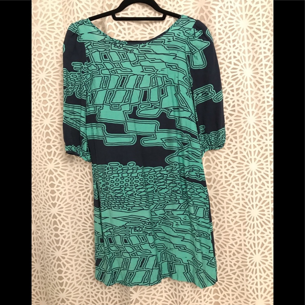 NEEDLE & THREAD Anthropologie shift dress Small